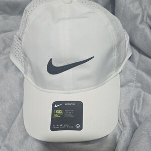 Nike Classic White Cap with Black Swoosh